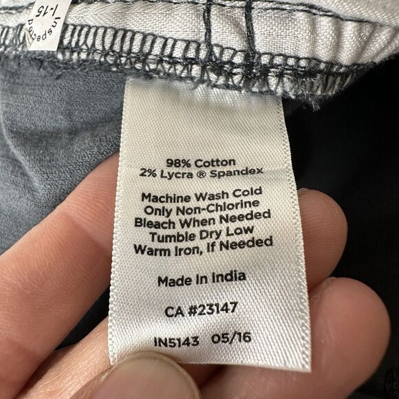 Talbots Flawless Five Pocket Corduroy Pants Sz 10 Flare Leg Gray Fall Winter - Picture 7 of 13